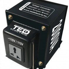 Transformator de tensiune, Convertor de la 220V la 110V, Nereversibil 2000VA 2000W, TED Electric