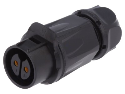 Conector Mufă Circulară 20mm 2 PIN Aurit foto