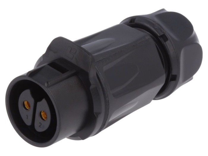 Conector Mufă Circulară 20mm 2 PIN Aurit