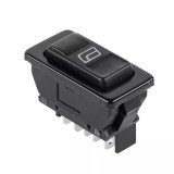 Intrerupator Geam Electric Auto 12V 20A Universal 5 Pini ASW-02 Comanda Ridicare Coborare Bec LED Rosu