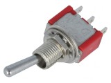 Comutator Basculant SPDT 2 Pozitii ON-(ON) 2A/250VAC 5A/28VDC