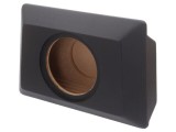 Carcasă difuzor BASSER MDF neagră piele 200mm 8l Frezare 217mm