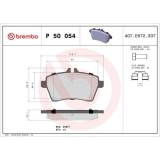 Placute frana Mercedes Clasa A (W169) 04.04-06.12, Fata, BREMBO
