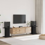 VidaXL Suporturi difuzoare, 2 buc., negru, 30x30x60 cm, lemn prelucrat