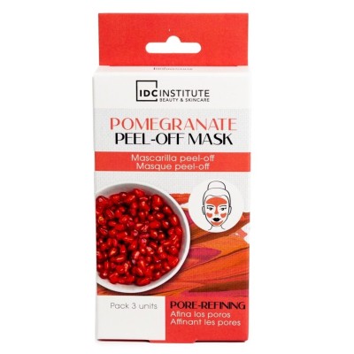 Set 3 Masti faciale cu extract de rodie peel-off IDC Institute 90104, 3x3 g foto