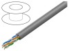Cablu LANBERG U/UTP CCA 4x2x24AWG PVC gri 100m pentru transmitere date