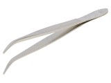 Pensetă DONAU ELEKTRONIK Universală 120mm, V&acirc;rf Alungit Curat, Oțel Nichelat, Lucrări de Precizie