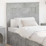 vidaXL Tăblie cap cu headboard Gri din beton 100 cm Lemn compozit 888136