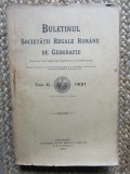 BULETINUL SOCIETATII REGALE ROMANE DE GEOGRAFIE TOMUL XLI 1921