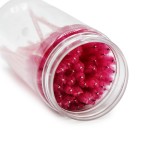 Set de 100 periuțe pentru extensii de gene, fucsia