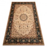 Covor de l&acirc;nă Omega Adagio Vintage, rozetă culoare smarald, 235x350 cm