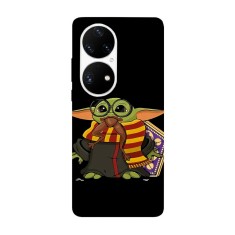 Husa compatibila cu Huawei P50 Pro model Hogwarts baby Yoda, Silicon, TPU, Viceversa
