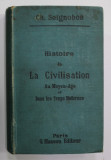 HISTOIRE DE LA CIVILISATION AU MOYEN AGE ET DANS LES TEMPS MODERNES par CH. SEIGNOBOS , 1887, PREZINTA PETE SI URME DE UZURA