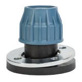 Cumpara ieftin Racord compresiune cu flansa metalica PN16, Elysee, Dimensiune 90x3&quot;