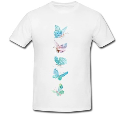 Tricou &amp;quot; Fluturi albastri &amp;quot; foto
