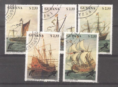 Guyana 1990 Ships, used M.234 foto