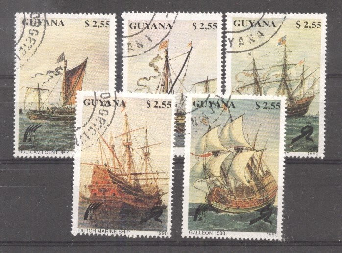Guyana 1990 Ships, used M.234