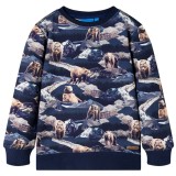 Cumpara ieftin Hanorac pentru copii, bleumarin, 104