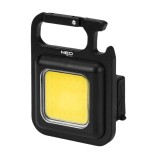 Lampa breloc LED COB 500 lm, reincarcabila, multifunctionala NEO TOOLS