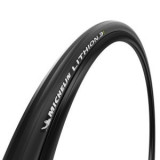 Anvelopă bicicletă asfalt MICHELIN 700X25C (eTRTO size 25-622) LITHION 3 (TPI 3X60) PREMIUM PERFORMANCE LINE tube type Sidewall BLACK