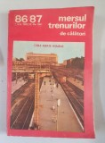 MERSUL TRENURILOR DE CALATORI 1986-1987