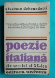 Giacomo Debenedetti &ndash; Poezie italiana din secolul al XX lea