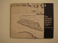The Penguin Atlas of Modern History(to 1815) - Colin McEvedy Penguin Books 1973 foto