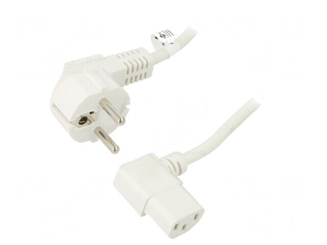 Cablu Alimentare CEE 7/7 Ștecăr Unghi 90&deg; IEC C13 5m