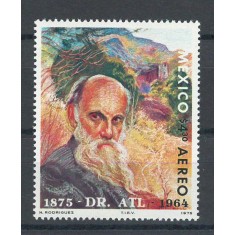 Mexic 1975 MNH - 100 de ani de la nasterea lui Atl (pictor), nestampilat