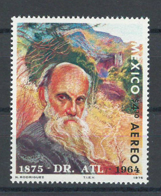 Mexic 1975 MNH - 100 de ani de la nasterea lui Atl (pictor), nestampilat foto