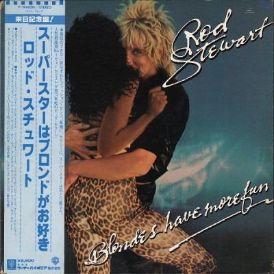 Vinil &amp;quot;Japan Press&amp;quot; Rod Stewart &amp;lrm;&amp;ndash; Blondes Have More Fun (G+) foto