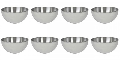 Set boluri, 8 piese, 900 ml, Metal, Argintiu foto