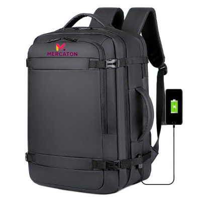 Rucsac extensibil compatibil cu laptop Port USB, Waterproof, Travel Size, Anti-Furt foto