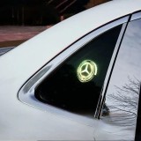 Emblema Luminoasa LED Auto cu Logo MERCEDES - set 2 bucati