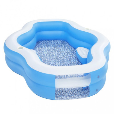 Bestway Piscina Splashview, albastru si alb, 270x198x51 cm GartenMobel Dekor foto