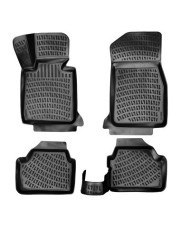 Set covorase auto din cauciuc tip tavita BMW Seria 1 E81 / E82 / E87 / E88 2004-2011
