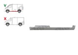 Prag Ford Transit/Tourneo Connect (C170) 05.2003-09.2006(Cu 2 Usi), Ford Transit/Tourneo Connect (C170) 09.2006-06.2009(Cu 4 Usi) , partea Fata Stang, Rapid