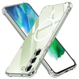 Husa Samsung Galaxy S21 FE 5G Techsuit Shockproof Clear Silicone MagSafe, transparenta