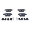 Set placute frana spate ATE, Peugeot 207, 02.06-12.2015, 207 Cc (Wd ), 02.07-01.2015, 207 Sw (Wk ), 02.07-12.2013, 207 Van / Liftback, 04.06-, spate;
