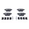 Set placute frana spate ATE, Peugeot 207, 02.06-12.2015, 207 Cc (Wd ), 02.07-01.2015, 207 Sw (Wk ), 02.07-12.2013, 207 Van / Liftback, 04.06-, spate;