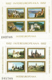 Rom&acirc;nia, LP 1053/1982, Colaborarea Cult.-Ec. Intereuropeană - 2 blocuri, MNH, Nestampilat