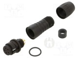 Conector circular BINDER 620 5 pini mamă lipire IP67 60V 2A