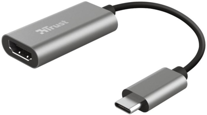 Convertor USB tip C-HDMI t-m 4k 60Hz 0.15m Trust