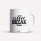 Cana alba personalizata Coffee break, INOVATIX&reg;. 330ml