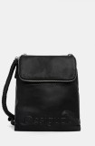 Desigual rucsac HALF HAMPTON BLACK femei, culoarea negru, mare, neted, 25SAKP46