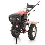 Cumpara ieftin Motocultor Diesel 9 CP, PORNIRE ELECTRICA, transmisie pinioane, carcasa fonta 2 prize de putere, Rotakt Godzilla RO135C