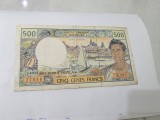 bancnota franta/colonii/teritoriile framceze din pacific 500 fr 1990-2012
