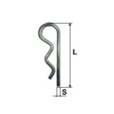 Siguranta Splint Arcuita 4.0Mm / 80Mm