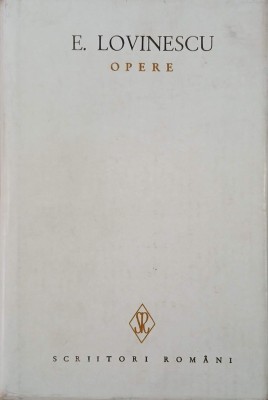 Opere, vol. 3 - E. Lovinescu foto