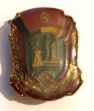 INSIGNA UTC BRIGADIER CULOARE ALBASTRU VERZUI UTM PCR